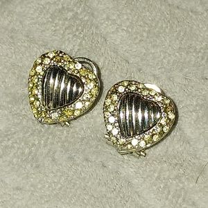 Vintage Heart Earrings